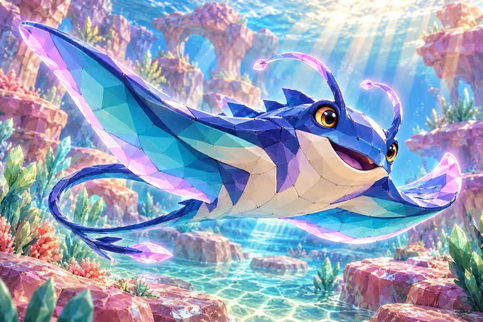 Aurora Ray in an illustrated alien habitat from the Intergalactic Zoo game